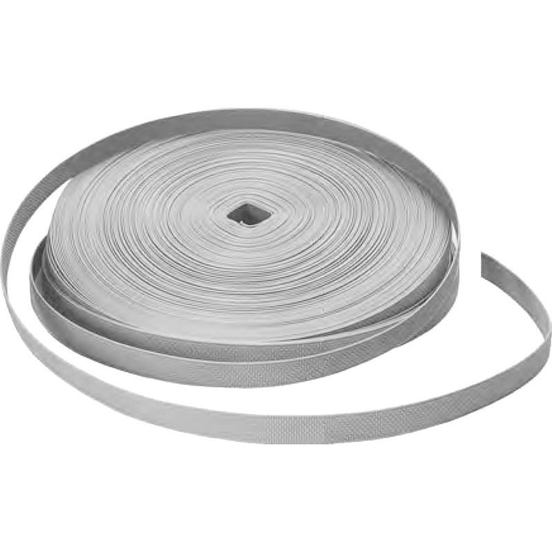 Aufzugsgurt 22 mm hellgrau mit Nylonkanten 11211 Produktbild BIGPIC L