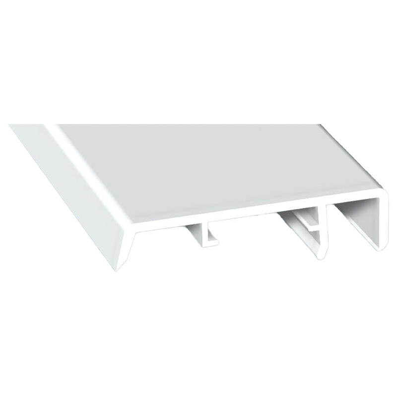 Bekleidungsprofil 50x12mm Lg. 6,00m Weiß, VE: 60m Produktbild BIGPIC L