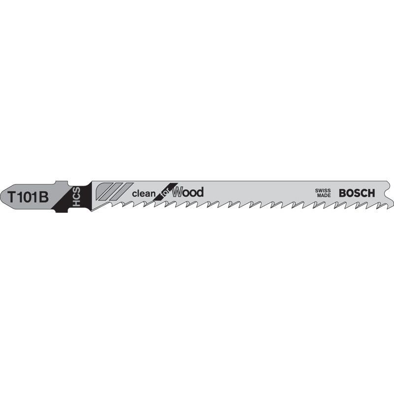 BOSCH Stichsägeblatt T 101 B *Clean for Wood* Produktbild BIGPIC L