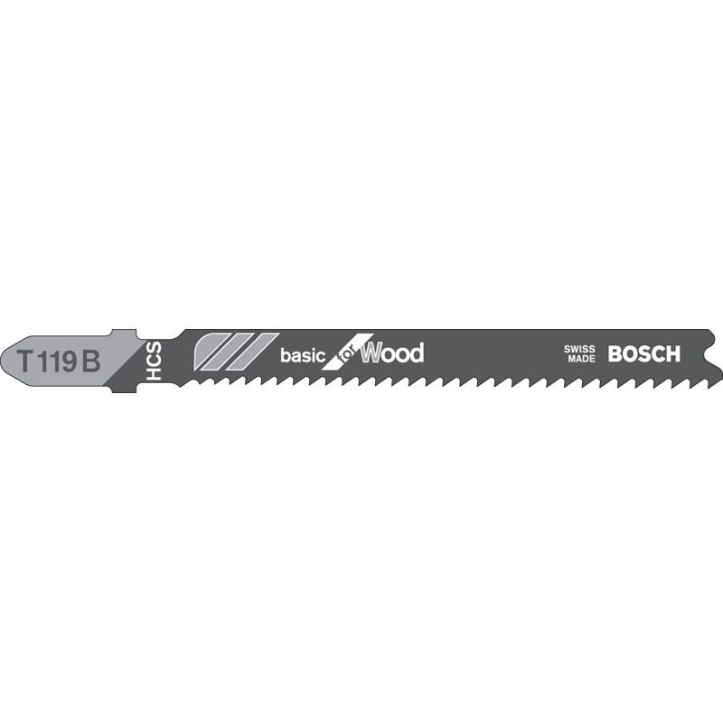 BOSCH Stichsägeblatt T 119 B *Basic for Wood* Produktbild BIGPIC L