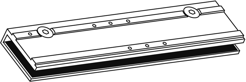GEZE Glasklemmschuh zu TS 4000 / TS 5000 Produktbild BIGPIC L