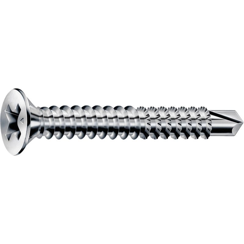 SPAX Fensterbauschraube FEX-A für PVC, Grobgewinde, Senkkopf, Kreuzschlitz PH, Bohrspitze Produktbild BIGPIC L