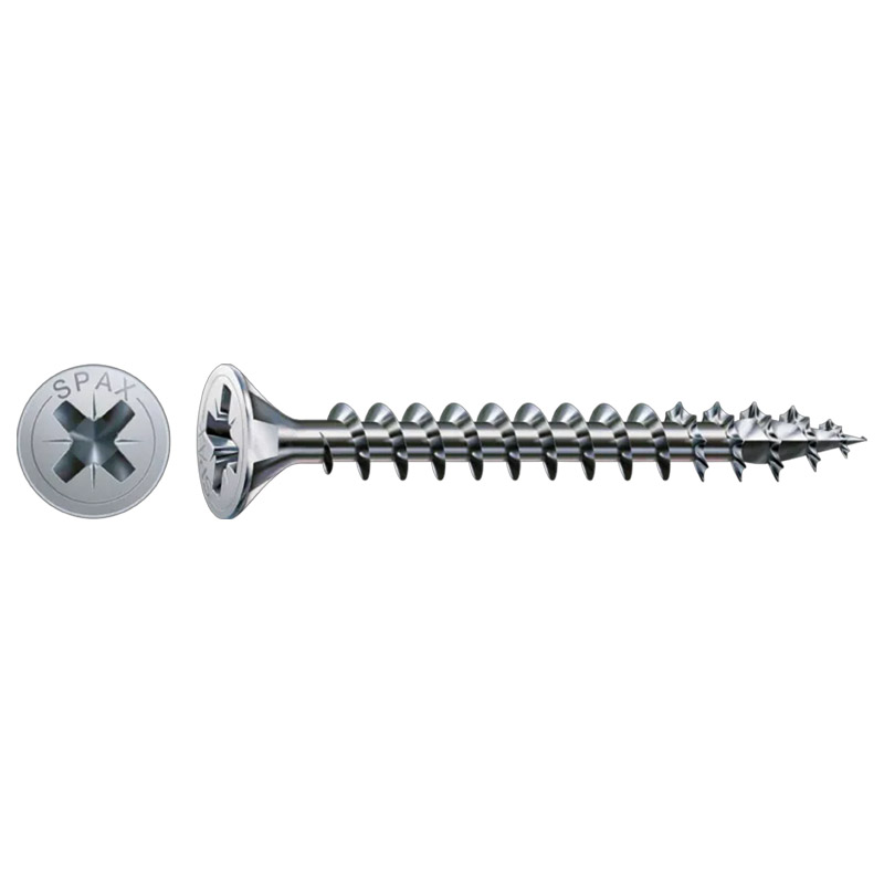 SPAX Universalschraube, Vollgewinde, Senkkopf, Kreuzschlitz PZ, 4CUT, WIROX Produktbild BIGPIC L