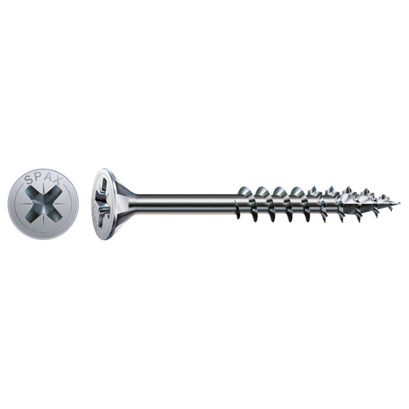 SPAX Universalschraube, Teilgewinde, Senkkopf, Kreuzschlitz PZ, 4CUT, WIROX Produktbild BIGPIC L