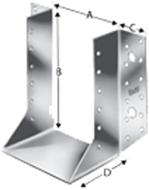 Simpson Balkenschuh 100x140 mm Produktbild BIGPIC L