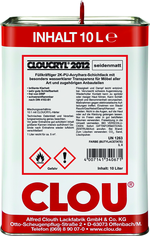 Clou Cloucryl seidenm 10 ltr Geb Produktbild BIGPIC L