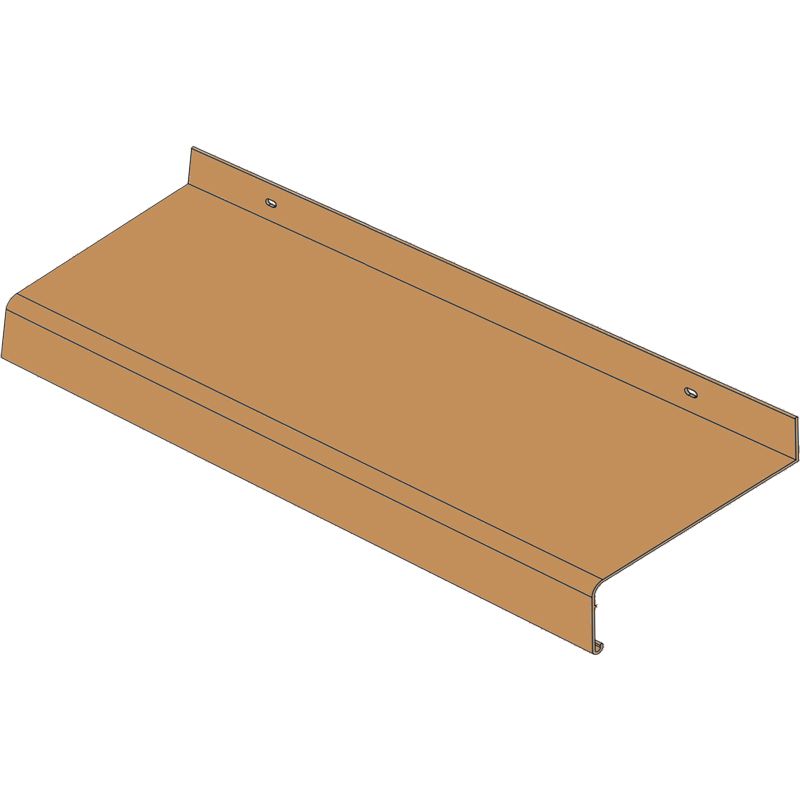 Aussenfensterbank VBH 250 Aluminium G214 mittelbronze Produktbild BIGPIC L