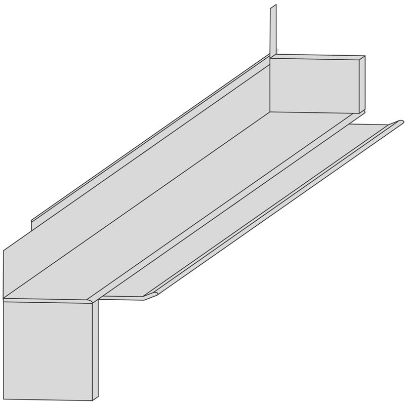 VHA135 250 EV1 silberfarbig - Aluminium-Verbinder für Außenecke 135° zu VBH250 Produktbild BIGPIC L