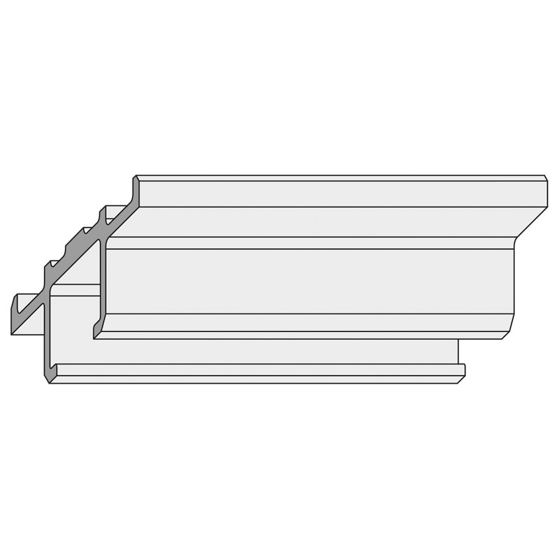 Führungsschiene KH 0130-01 Gr 670 silber Krt10 Produktbild BIGPIC L