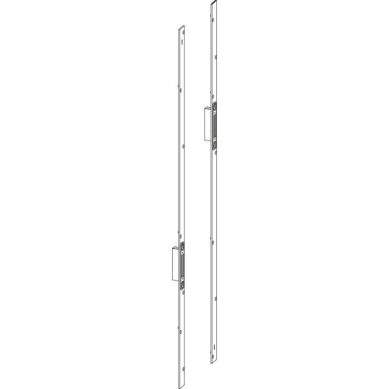 WINKHAUS T-GRT.SL F3001 SKG MV2 Schließleistengarnitur für 2 Schwenkhaken Produktbild BIGPIC L