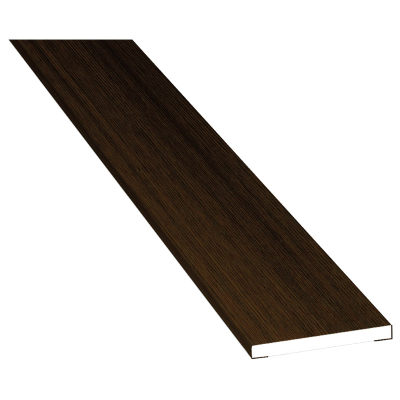 Flachprofil 30x3mm Lg. 6,00m foliert 316 7004-167 Mooreiche Produktbild BIGPIC L