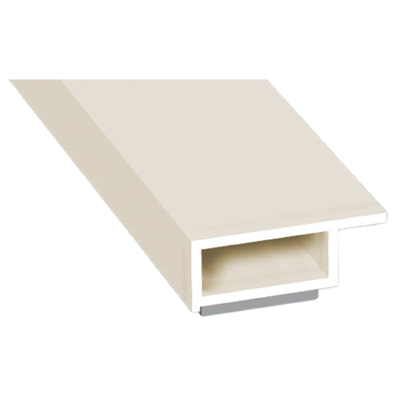 Kammerprofil 20x7 mm SK Lg. 6,00 m mit Nase, Cremeweiß, VE: 60 m Produktbild BIGPIC L
