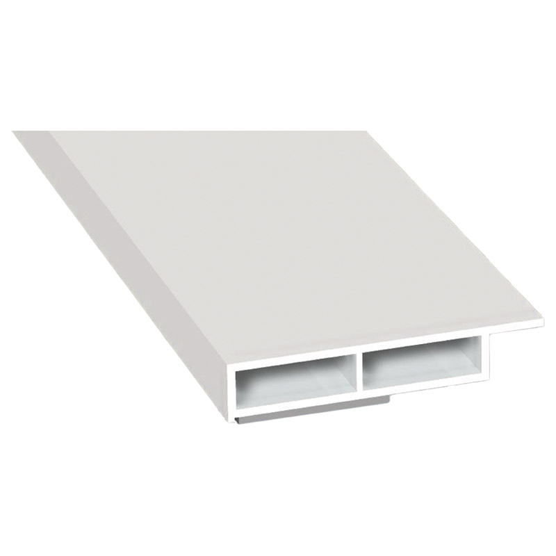 Kammerprofil 40x7mm SK Lg. 6,00m mit Nase, Salamander Weiß, VE: 60m Produktbild BIGPIC L