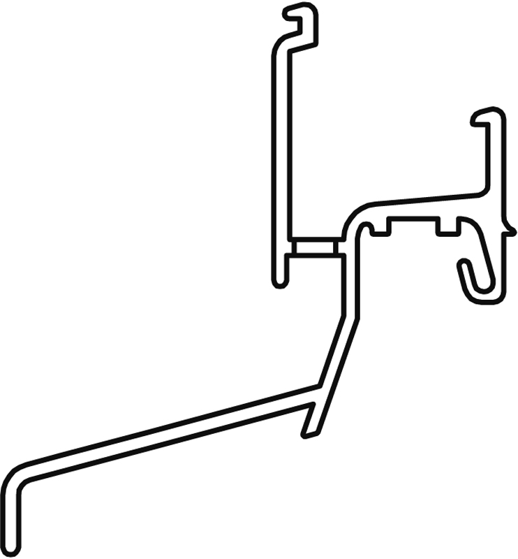 GUTMANN Regenschutzschiene Neckar 22/34 F Produktbild BIGPIC L