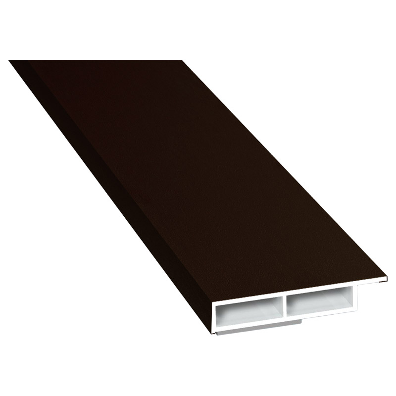 Kammerprofil 40x7mm SK Lg. 6,00m foliert mit Nase 88 7505-167 Schokobraun Produktbild BIGPIC L