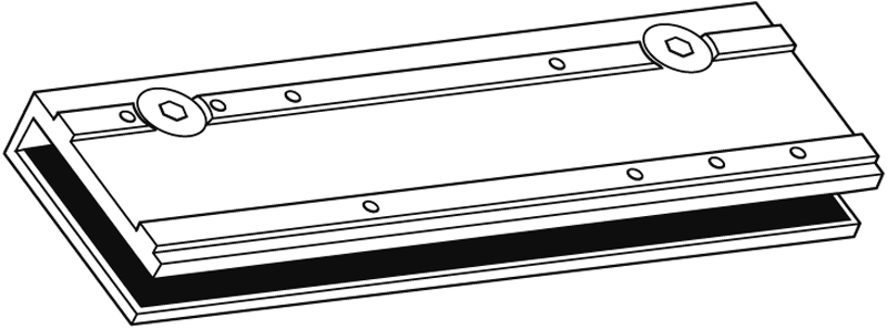 GEZE Glasklemmschuh zu TS 3000 V Produktbild BIGPIC L