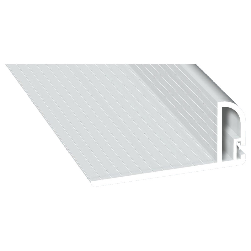 Flatterleiste 50x22mm Lg. 6,00m Weiß, VE: 60m Produktbild BIGPIC L