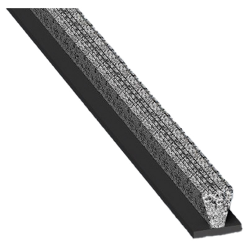 ROLLE Bürste Lg. 275m Schwarz, Höhe 6mm Produktbild BIGPIC L