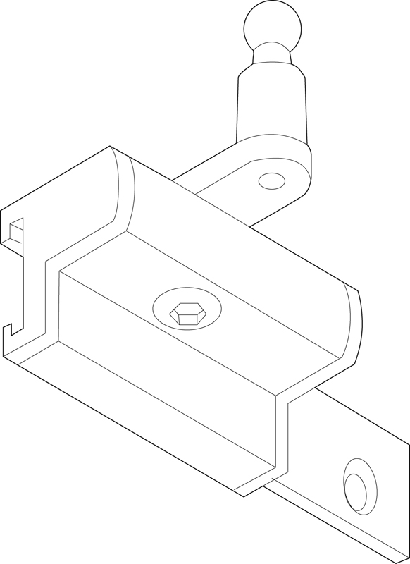 Geze OL 90 N/OL 95 Flügelbock gleitend Euronut Produktbild BIGPIC L