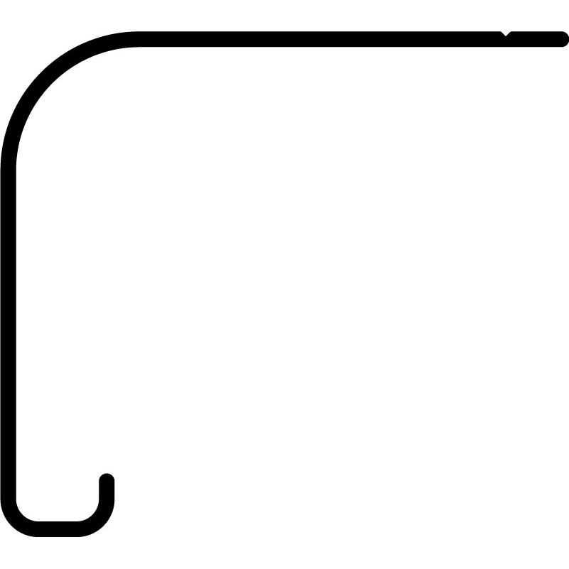 Rolloeinlauf P 6180 blank Produktbild BIGPIC L