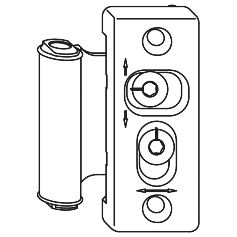 DREHFLUEGELBAND AUFLIEGEND SI-L. TS Produktbild BIGPIC L