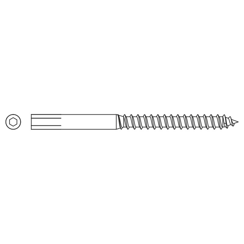 Beschlägeträger mit Stützrohr L350 Schwarz Produktbild BIGPIC L