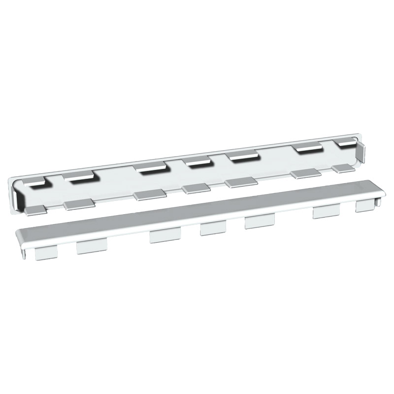 Endkappe für Hohlkammerprofil 200x20mm Weiß, VE: 50 Stück Produktbild BIGPIC L