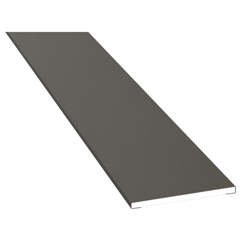 Flachprofil 50x3 mm Lg. 6,00 m foliert 70 3905-167 Quarzgrau Produktbild BIGPIC L