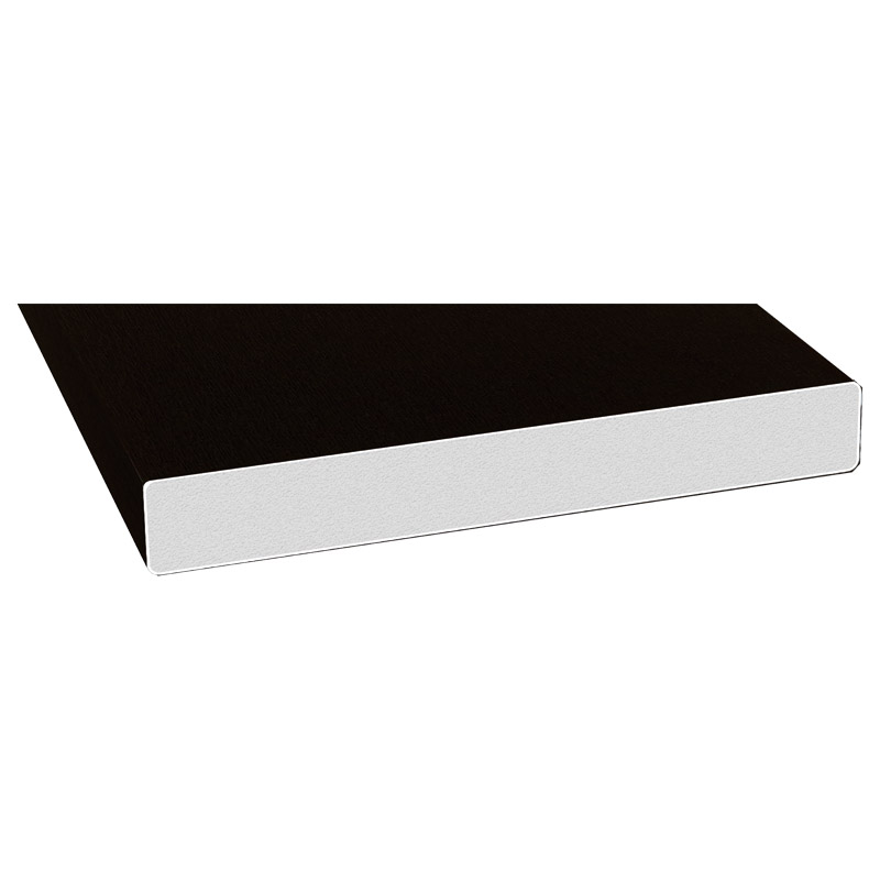 Schaumprofil 150x20mm Lg. 6,00m foliert, PVC-HartSchaum 85 1805-167 Schwarzbraun Produktbild BIGPIC L