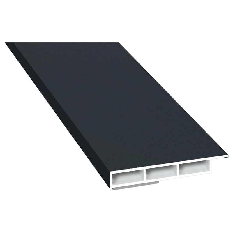 Kammerprofil 50x7mm SK Lg. 6,00m foliert mit Nase 70 1605-167 Anthrazitgrau Produktbild BIGPIC L