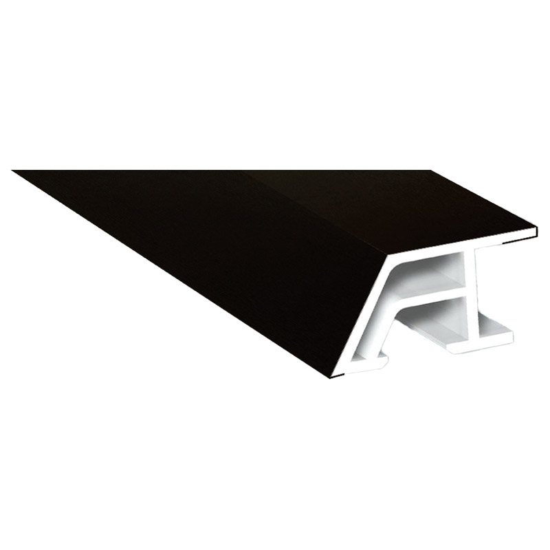 Wetterschenkel 15x30mm Lg. 6,00m foliert 85 1805-167 Schwarzbraun Produktbild BIGPIC L