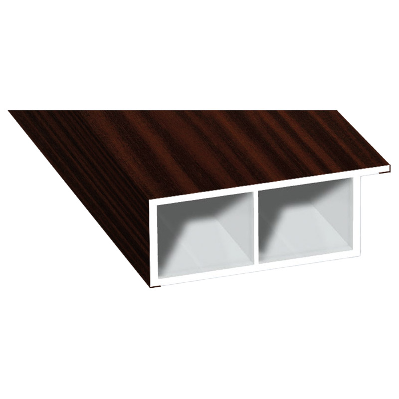 Kammerprofil 40x15mm Lg. 6,00m foliert, mit Nase 206 5021-167 Sapeli Produktbild BIGPIC L