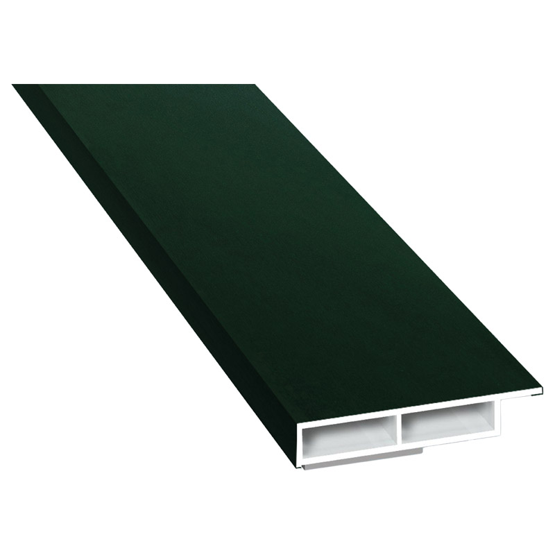 Kammerprofil 40x7 mm SK Lg. 6,00 m foliert mit Nase 61 2505-167 Dunkelgrün Produktbild BIGPIC L