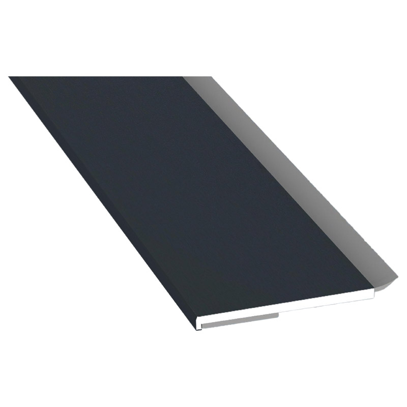 Flachprofil 40x3mm WL SK Lg. 6,00m foliert, WL Schwarz 70 1605-167 Anthrazitgrau Produktbild BIGPIC L