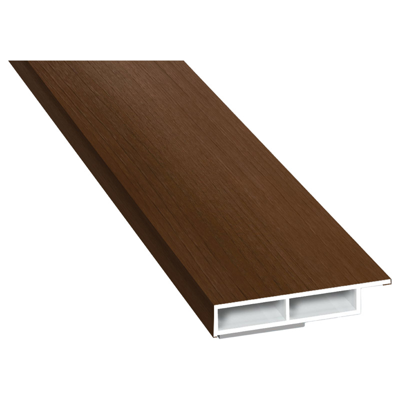 Kammerprofil 40x7 mm SK Lg. 6,00 m foliert mit Nase 49233 Siena Rosso Produktbild BIGPIC L