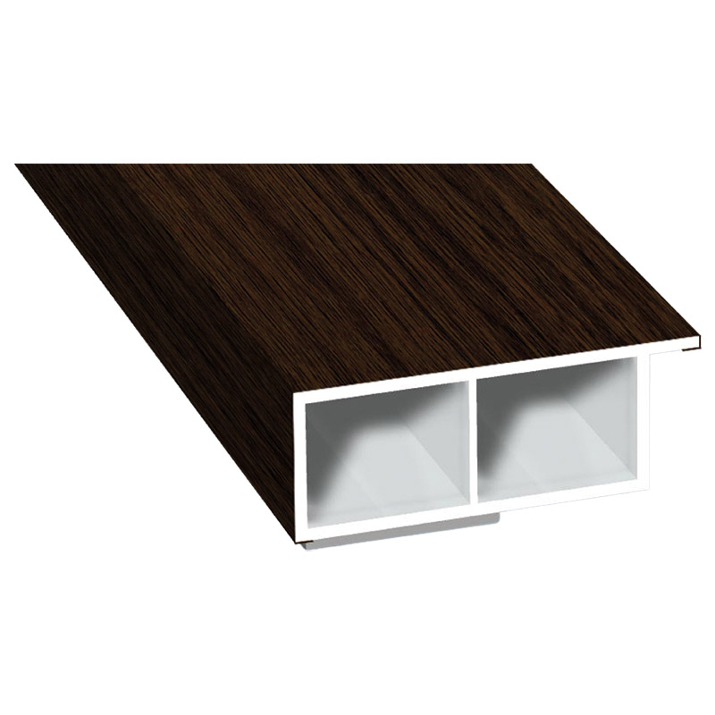 Kammerprofil 40x15mm SK Lg. 6,00m foliert, mit Nase 205 2089-167 Eiche Dunkel Produktbild BIGPIC L