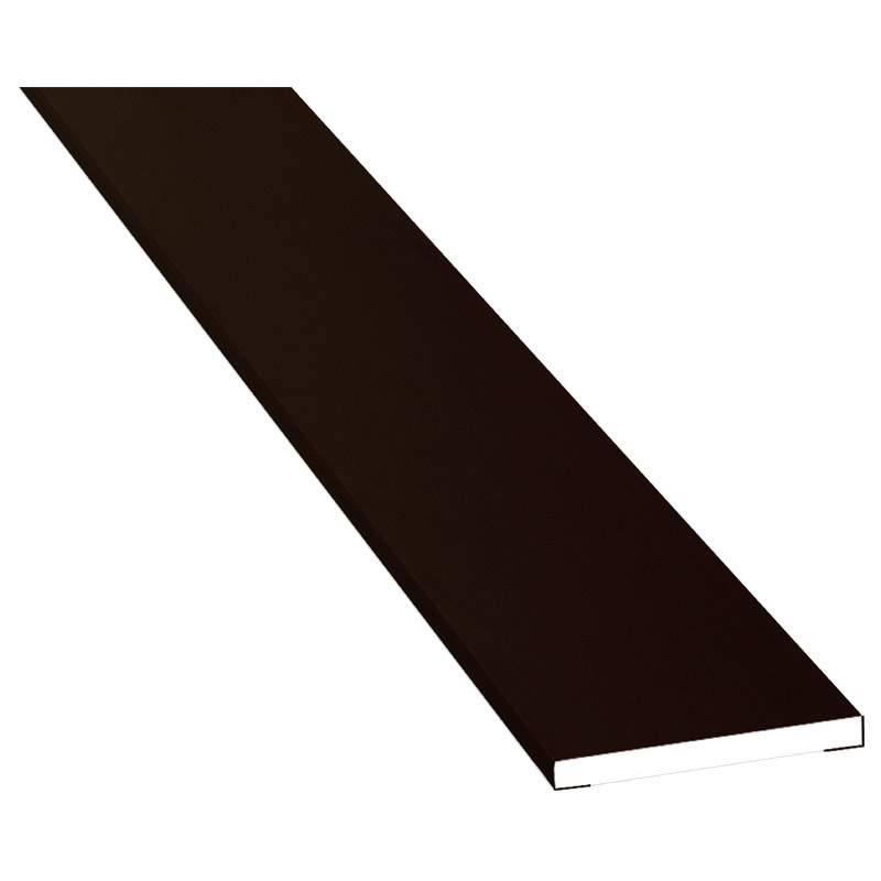 Flachprofil 30x3mm Lg. 6,00m foliert 88 7505-167 Schokobraun Produktbild BIGPIC L