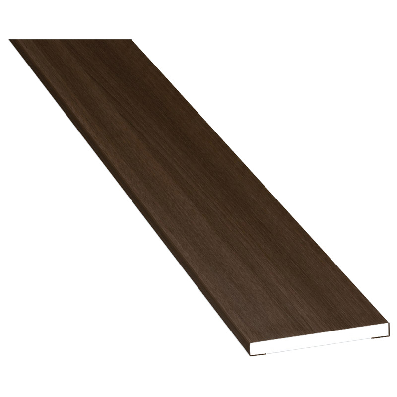 Flachprofil 30x3mm Lg. 6,00m foliert 49237 Siena Noce Produktbild BIGPIC L