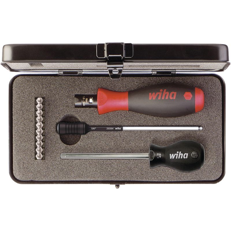 WIHA Drehmomentschraubendrehersatz 2852 S10-01 13-tlg. Produktbild BIGPIC L