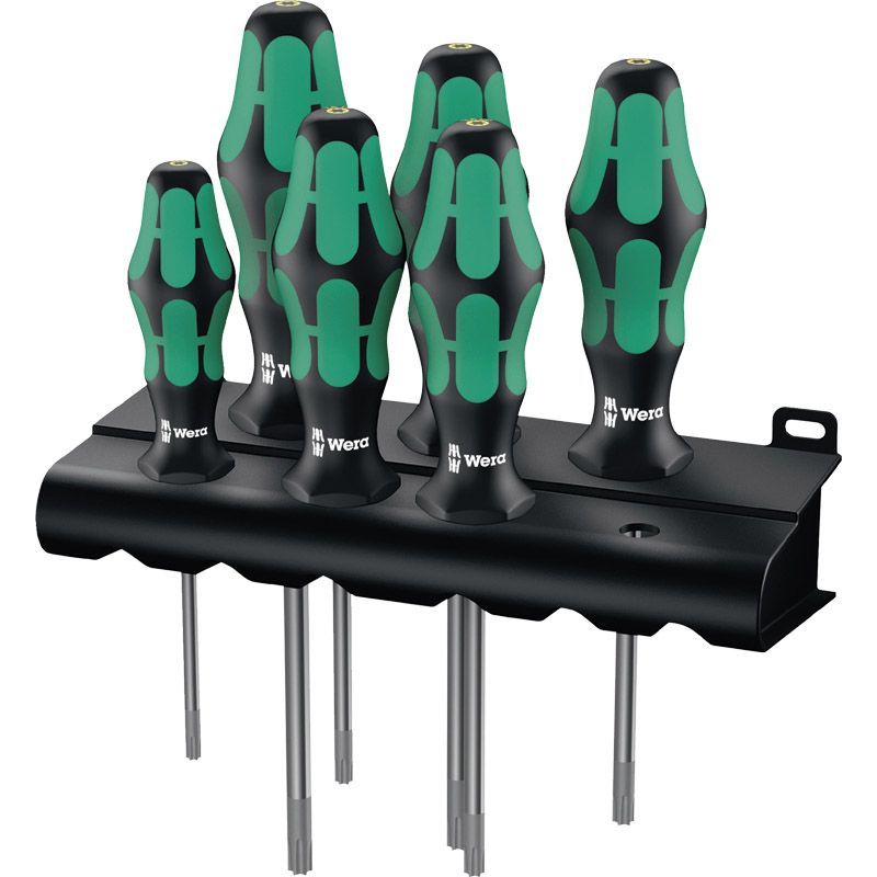 WERA Schraubendrehersortiment 367HF TX mit Rundklinge 6-tlg. Produktbild BIGPIC L