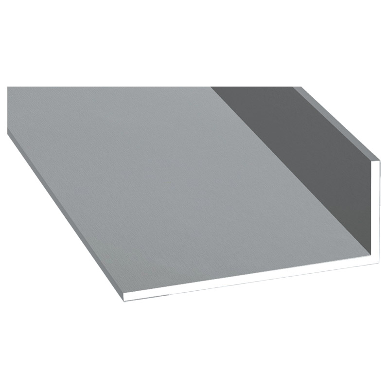 Winkelprofil 25x60x2,5mm Lg. 6,00m foliert 71 5505-167 Silbergrau Produktbild BIGPIC L