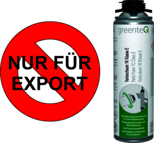 greenteQ Vario Schaum 1K 500ml o. PDR / ohne PDR nicht für Deutschland, Sprachgruppe DE + PL + RU + CZ Produktbild BIGPIC L