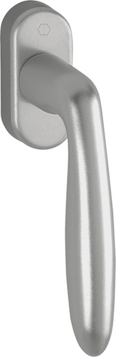 0510/U26 F9 Alu Stahl/N10A, mit Arrettierung, stahlgrau/7mm/35mm vorst.//M5x45mm, Ansatzspitze/Rastung 90° Produktbild BIGPIC L