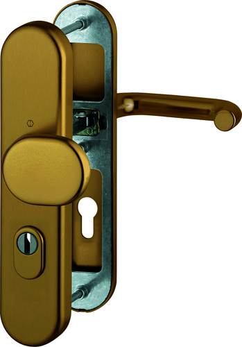86G/3332ZA/3310/138L Garnitur HOPPE-Schnellstift/ES1/F4 Alu Bronze/Profilzylinder 72mm/8mm/FDW-Vierkantstift/Türdicke 42 Produktbild BIGPIC L