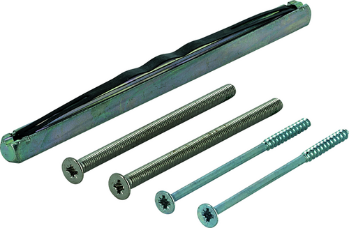 ZUBEHOER GRT SERTOS Griff/Griff  Rosette und Kurzschild / 65-70 mm / 8 mm / 145 mm / Profilvollstift gehärtet / M5x80 mm + 4,0x75 mm / 2 + 2 Stück Produktbild BIGPIC L