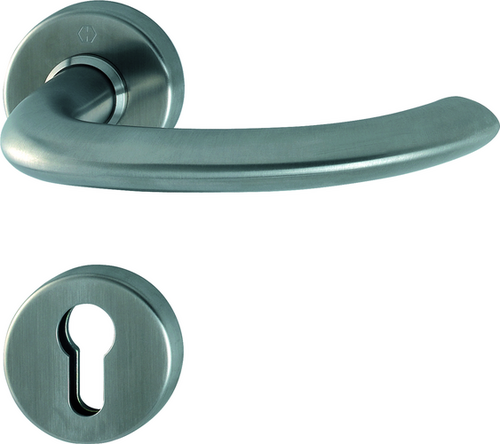 E1138Z/42/42S Halbgarnitur, Innenseite links, HOPPE Schnellstift/für Kombi-Schutz/für ES1 (SK2)/F69 Edelstahl matt/8mm/P Produktbild BIGPIC L