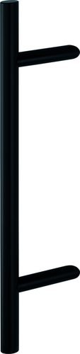E5012 F9714M schwarz matt / 600 mm / 400 mm / 2 / 100 mm / 500 mm / BS-1102 (für einseitige Befestigung bzw. für Bügelgriffe mit einem Ø von 25, 30 o. Produktbild BIGPIC L