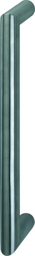 E5015 F69 Edelstahl matt/Stichmaß 350mm/BS-1102 (einseits an Kunststoff-/Aluminium und Holztüren)/Stück Produktbild BIGPIC L