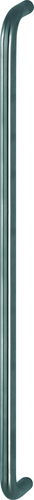 E5040 F69 Edelstahl matt/Stichmaß 650mm/Türdicke 37-57mm/für Befestigungssystem HOPPE  Nord/Paar Produktbild BIGPIC L