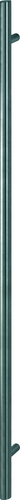 E5061 F69 Edelstahl matt/Länge 1600mm/Stichmaß 1200mm/2 Stützen/BS-1102 (einseits an Kunststoff-/Aluminium und Holztüren Produktbild BIGPIC L